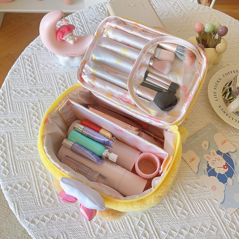 Μαλακή θήκη μακιγιάζ με σχέδιο κινουμένων σχεδίων, επεκτάσιμος σχεδιασμός, επένδυση πολυεστέρα