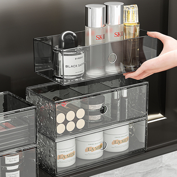 Огледален шкаф-органайзер за баня, козметика и червила, PET материал, луксозен стил, възможност за печат на лого, 2023 година