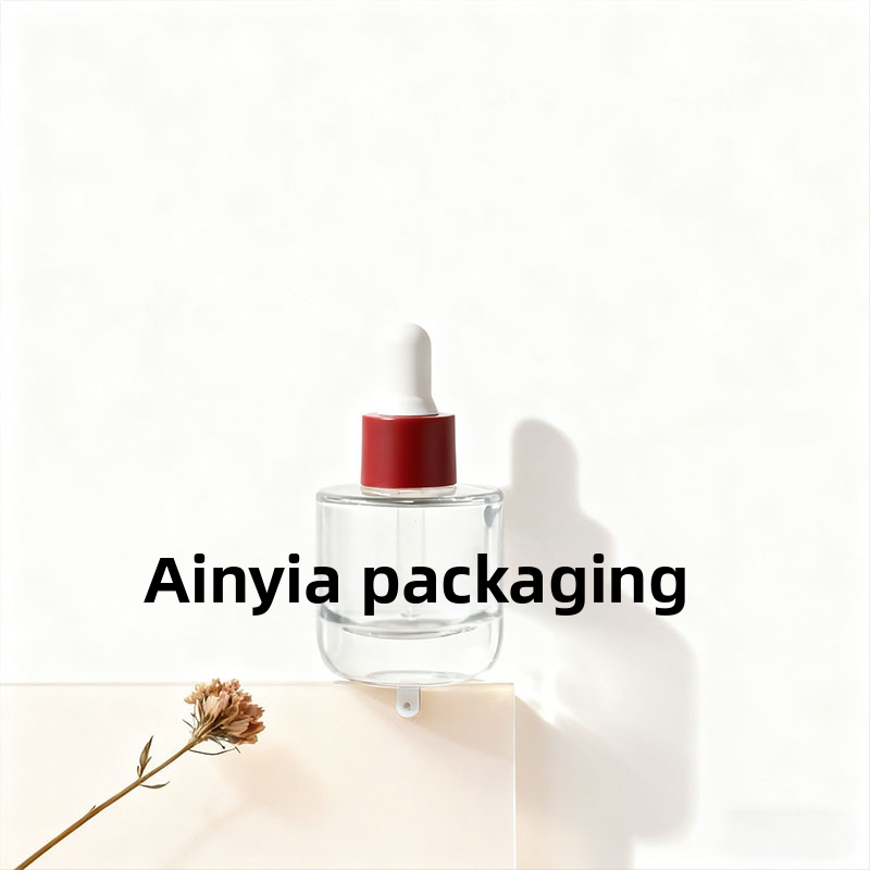 Μπουκάλι σταγονόμετρο από φυσητό γυαλί με κυλινδρικό επίπεδο ώμο για αιθέριο έλαιο; φινιρίσματα επιφάνειας: ψεκασμός επίστρωσης, θερμή σφράγιση, ηλεκτροπλατίωση; διαθέσιμες επιλογές προσαρμογής.