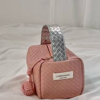 Τσαντάκι καλλυντικών από PU για γυναίκες, με μεγάλη χωρητικότητα, αδιάβροχο, φορητό ταξιδιωτικό νεσεσέρ με φερμουάρ