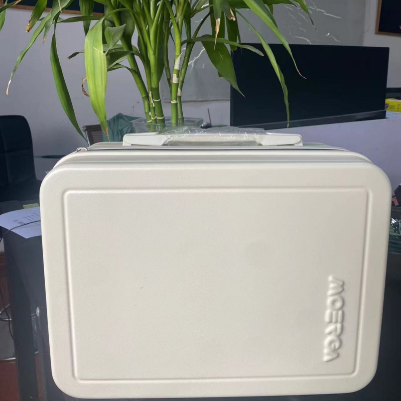 Etui de depozitare pentru machiaj - Portabil ABS, Închidere cu fermoar, Model simplu, Design de mână, Pentru uz casnic.