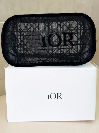 Geantă pentru cosmetice, cu spațiu de depozitare din dantelă și design cu model de litere, exterior din poliester, căptușeală din nailon, primăvara 2025, stil unisex