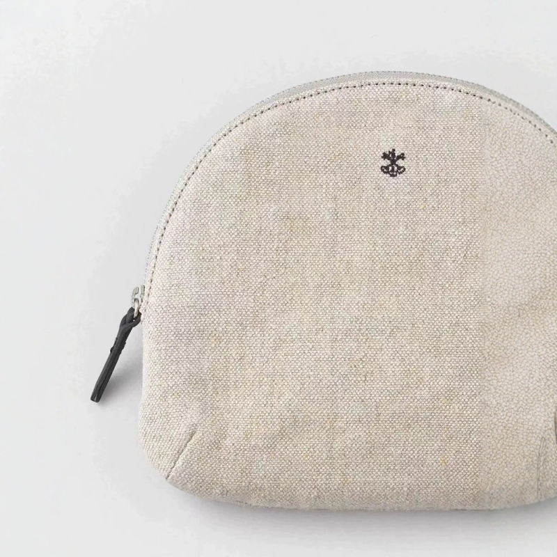 Τσαντάκι καλλυντικών από βαμβάκι και λινό, αναπνεύσιμο, unisex, καθημερινής χρήσης, Άνοιξη 2025