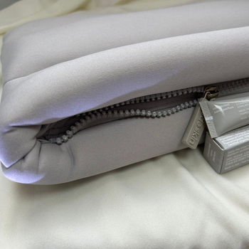 Kozmetička torbica od platna, gradski minimalistički stil, ultra lagana, unisex, proljeće 2024