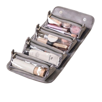 Τσαντάκι μακιγιάζ από συνθετικό δέρμα με επένδυση PU, στυλ ώρινης γυναίκας, κατάλληλο για οικιακή αποθήκευση