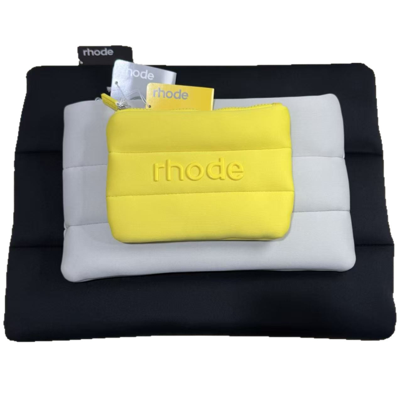 Geantă cosmetică din poliester quilted, imprimeu, căptușeală poliester, fermoar, respirabilă