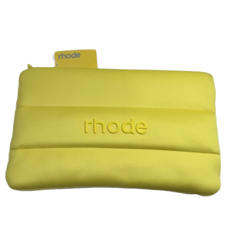 Geantă cosmetică din poliester quilted, imprimeu, căptușeală poliester, fermoar, respirabilă