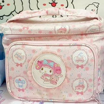 Τσαντάκι καλλυντικών για ταξίδι από δέρμα, με μοτίβο εκτύπωσης, επένδυση νάιλον, πολυλειτουργικό — Άνοιξη 2025.