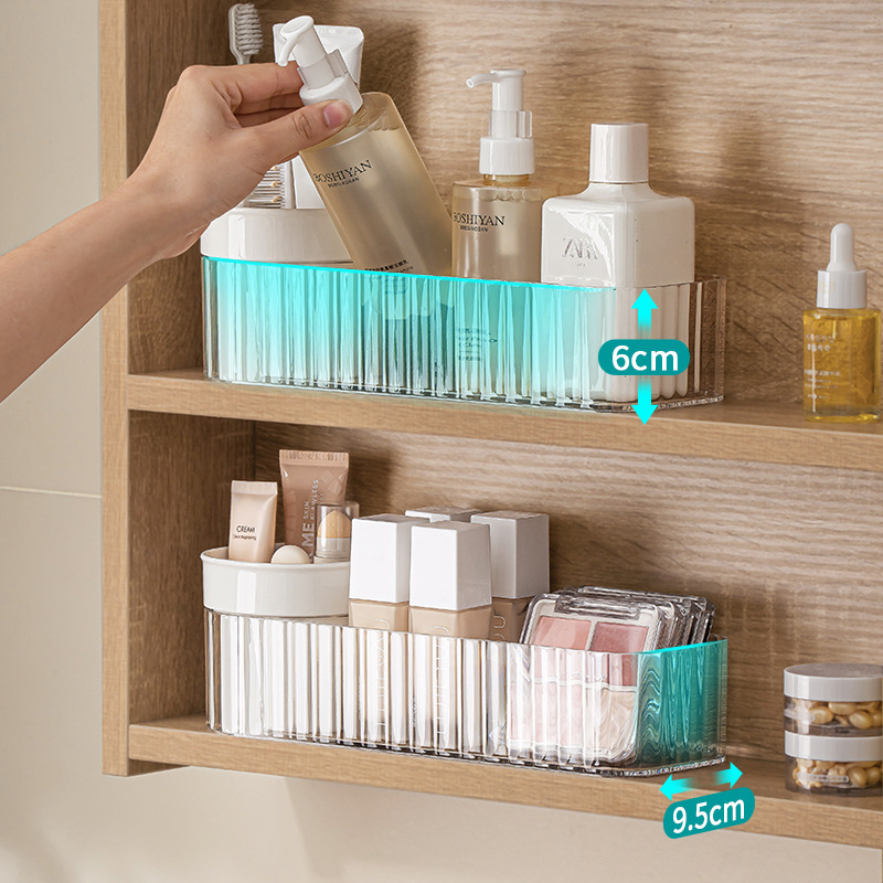 Nachuan Въртящ се шкаф за огледало за съхранение, прозрачен, PS+PP, лого отпечатано, персонализируемо, пускане през 2025 г.