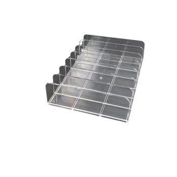 Toaletilaua kosmeetika hoiukorraldaja lauale, läbipaistva silmameigi karbiga — plastikust, kerge luksus stiil, Ou Jie Xi bränd