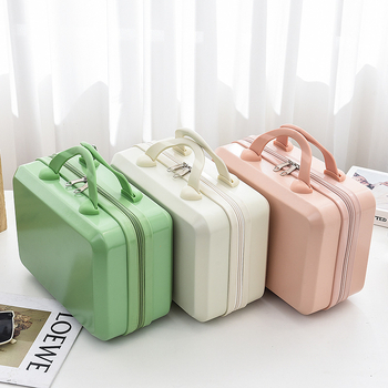 Unisex pārnēsājamā kosmētikas soma | ABS+PC ūdensizturīga ar rāvējslēdzēju, Modelis 009, slēdzama ar atslēgu, drukājams logotips