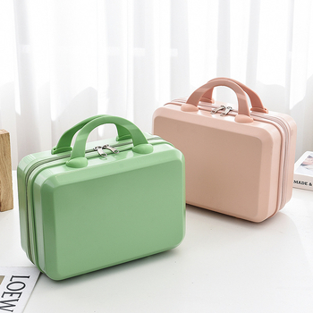 Unisex pārnēsājamā kosmētikas soma | ABS+PC ūdensizturīga ar rāvējslēdzēju, Modelis 009, slēdzama ar atslēgu, drukājams logotips