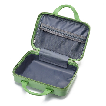 Unisex pārnēsājamā kosmētikas soma | ABS+PC ūdensizturīga ar rāvējslēdzēju, Modelis 009, slēdzama ar atslēgu, drukājams logotips