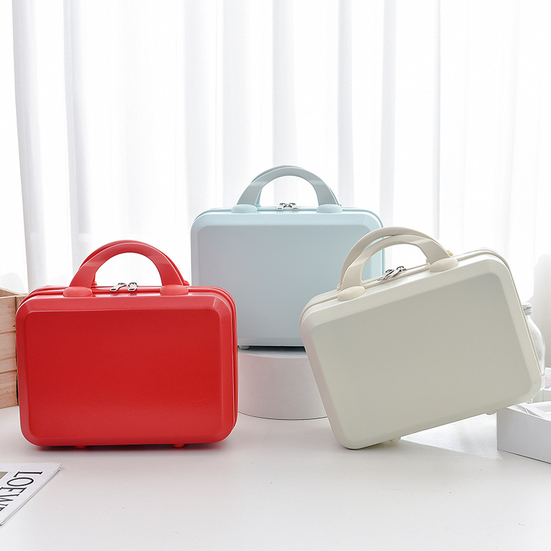 Unisex pārnēsājamā kosmētikas soma | ABS+PC ūdensizturīga ar rāvējslēdzēju, Modelis 009, slēdzama ar atslēgu, drukājams logotips