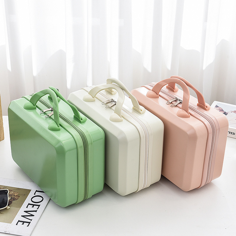 Unisex pārnēsājamā kosmētikas soma | ABS+PC ūdensizturīga ar rāvējslēdzēju, Modelis 009, slēdzama ar atslēgu, drukājams logotips