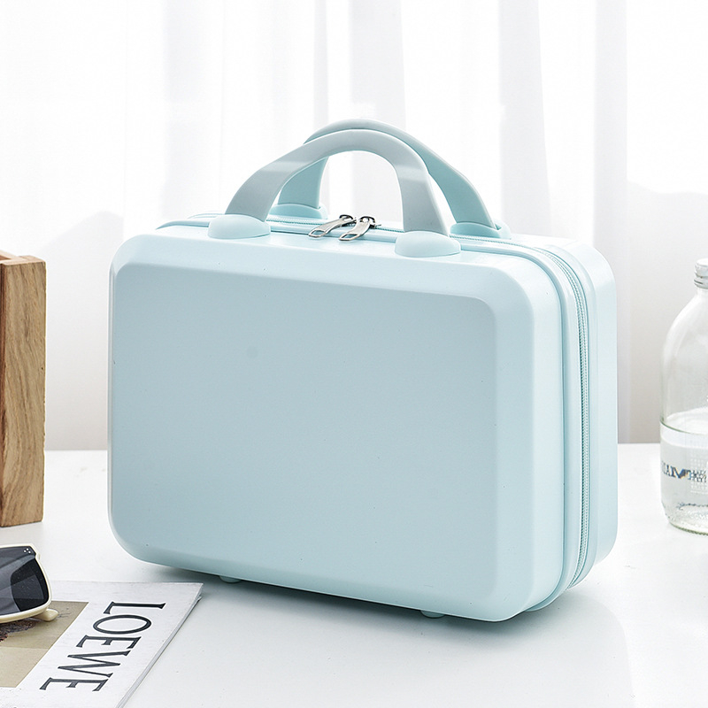 Unisex pārnēsājamā kosmētikas soma | ABS+PC ūdensizturīga ar rāvējslēdzēju, Modelis 009, slēdzama ar atslēgu, drukājams logotips