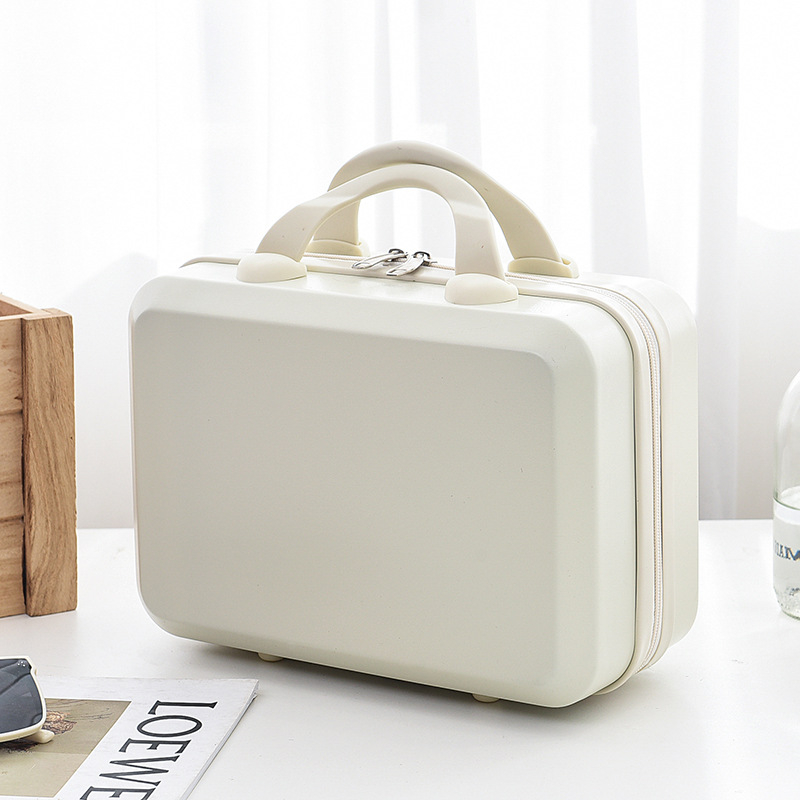 Unisex pārnēsājamā kosmētikas soma | ABS+PC ūdensizturīga ar rāvējslēdzēju, Modelis 009, slēdzama ar atslēgu, drukājams logotips