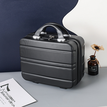 Rokas bagāžas koferis, ABS materiāls, ūdensizturīgs, rāvējslēdzēja atvērums, vienvirziena ritenis, modelis B03