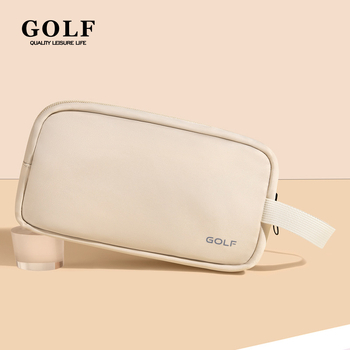 Geantă de machiaj GOLF, capacitate mare, unisex, din pânză, cu model litere, pentru călătorii