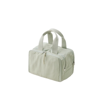 Geantă cosmetică pentru femei, ușoară, cu capacitate extensibilă, exterior din nailon, căptușeală din poliester, lansare vară 2025.