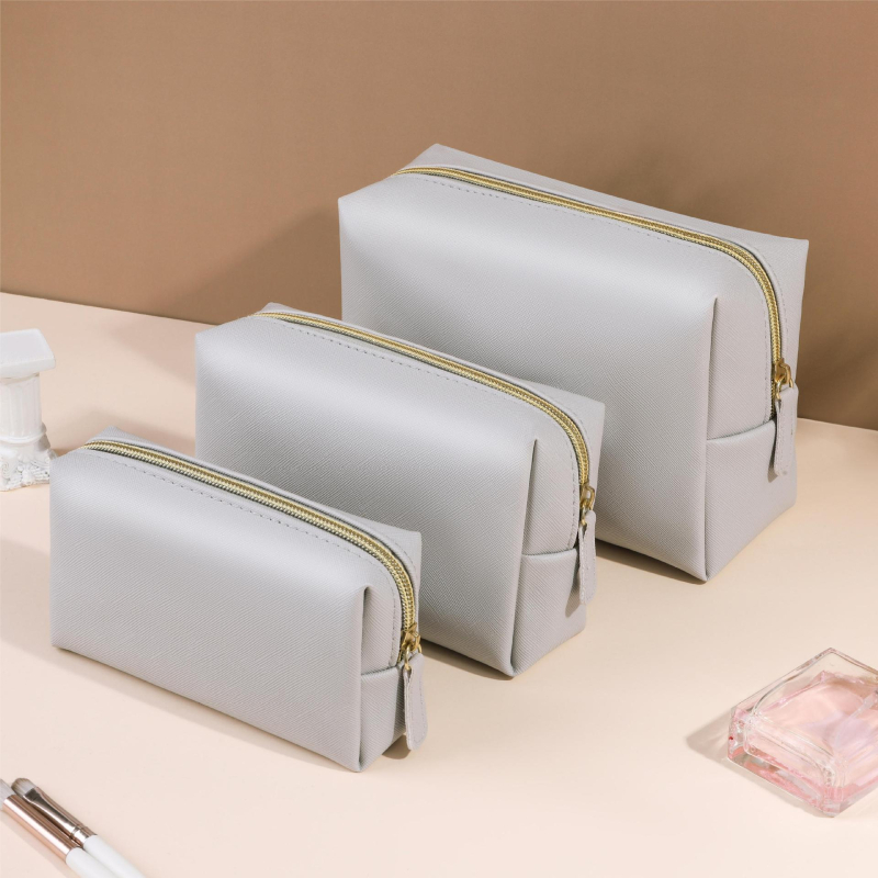 Kozmetička torbica velike kapacitete, višerazinsko organiziranje, vanjski PU materijal, podstava od poliestera, putna organizatorica za žene, vrhunska kvaliteta