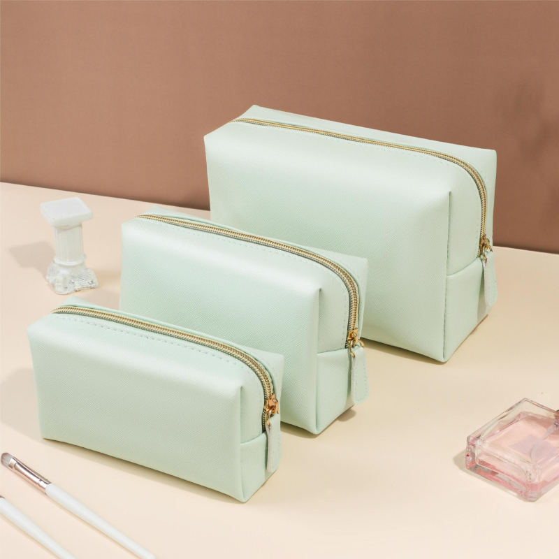 Kozmetička torbica velike kapacitete, višerazinsko organiziranje, vanjski PU materijal, podstava od poliestera, putna organizatorica za žene, vrhunska kvaliteta