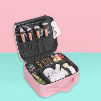 Geantă de machiaj, material Oxford, impermeabilă, căptușire din poliester, Bellonie