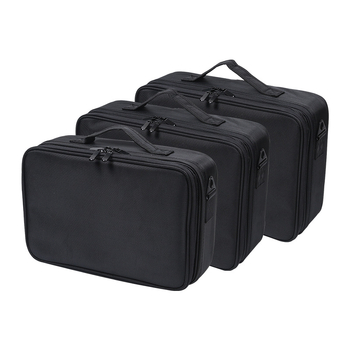 Geantă cosmetică portabilă profesională pentru unelte de tatuaj și depozitare gene, formă cub, material Oxford, căptușeală 420D, stil neutru, pentru depozitare în dormitor