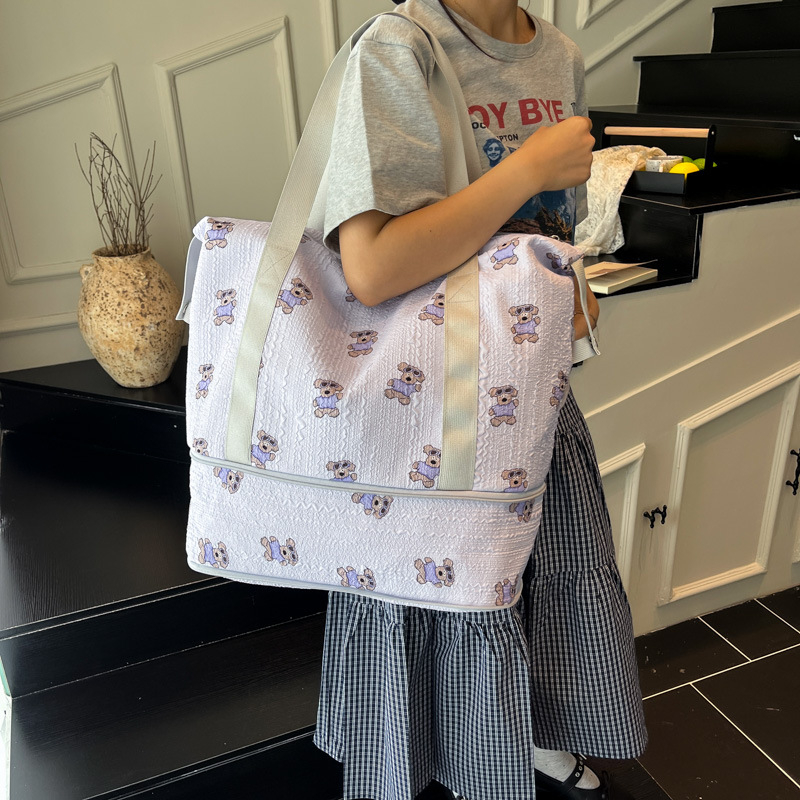 Unisex putna torba, 36–55 L, najlon, lagana, vodootporna, otporna na habanje, proširiva