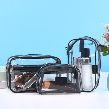 PVC torbica za šminku — vodootporna, odjeljak za suho/mokro, velika kapaciteta, za putovanja