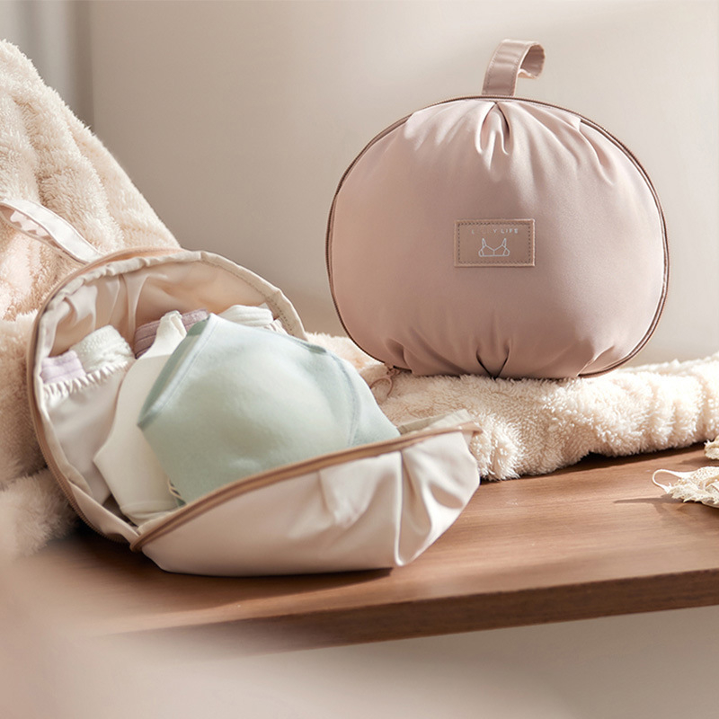 Geantă pentru lenjerie, formă cilindrică, material 600D Oxford, pentru organizare, stil japonez