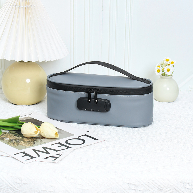 Kutija/torbica za kartice/ID, kubni oblik, PU materijal, višestruka namjena, putničko skladištenje, model 202409025