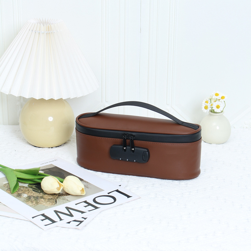 Kutija/torbica za kartice/ID, kubni oblik, PU materijal, višestruka namjena, putničko skladištenje, model 202409025