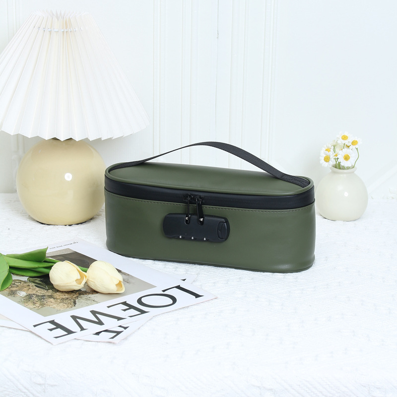 Kutija/torbica za kartice/ID, kubni oblik, PU materijal, višestruka namjena, putničko skladištenje, model 202409025