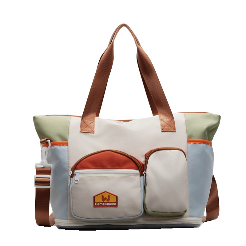 Proširiva putna torba 20-35L, platno, prozračna, odjeljak za suhe/mokre, unisex