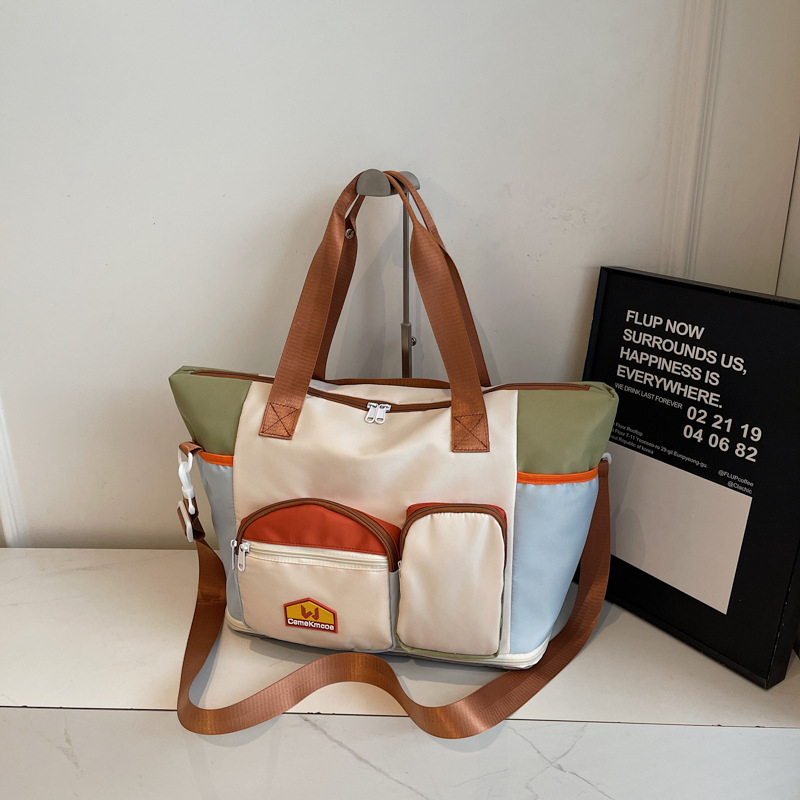 Proširiva putna torba 20-35L, platno, prozračna, odjeljak za suhe/mokre, unisex