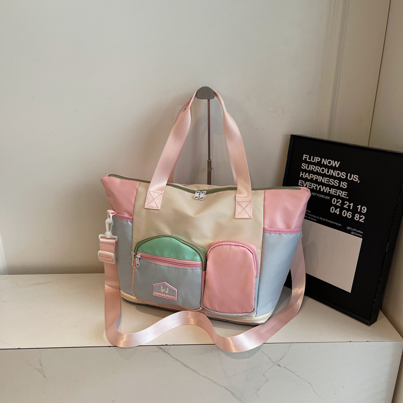Proširiva putna torba 20-35L, platno, prozračna, odjeljak za suhe/mokre, unisex