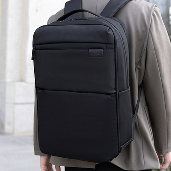 Muški poslovni ruksak od Oxford materijala, kapacitet 20–35 L, zaštita kralježnice, zakrivljene naramenice, za poslovna putovanja