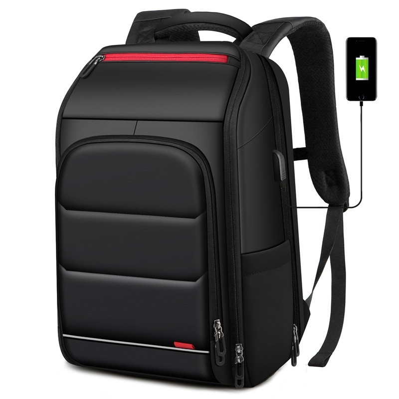 Muški ruksak za laptop s USB punjenjem, zaštita od krađe, kapacitet 20–35 L, za 15-inčni laptop, Oxford platno, poslovna putovanja