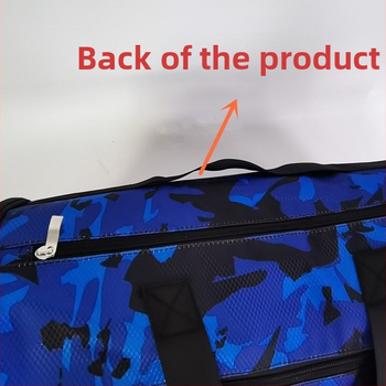 Plava torba s odjeljkom za suhe/mokro, unisex velika kapaciteta za outdoor putovanja i yogu i fitness