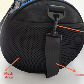 Plava torba s odjeljkom za suhe/mokro, unisex velika kapaciteta za outdoor putovanja i yogu i fitness