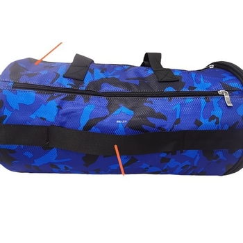 Plava torba s odjeljkom za suhe/mokro, unisex velika kapaciteta za outdoor putovanja i yogu i fitness