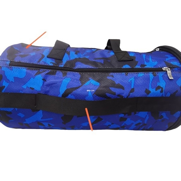 Plava torba s odjeljkom za suhe/mokro, unisex velika kapaciteta za outdoor putovanja i yogu i fitness