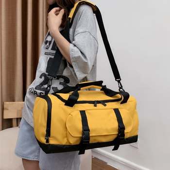 NW utazótáska nagy kapacitású, 20–35L; vízlepergető Oxford anyag; vízálló; száraz–nedves elválasztás; ultra könnyű; uniszex