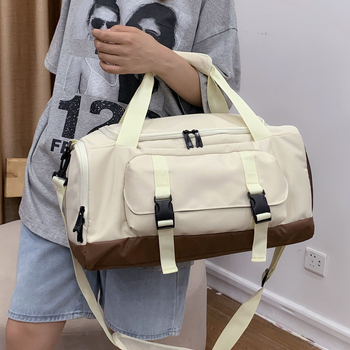 NW utazótáska nagy kapacitású, 20–35L; vízlepergető Oxford anyag; vízálló; száraz–nedves elválasztás; ultra könnyű; uniszex