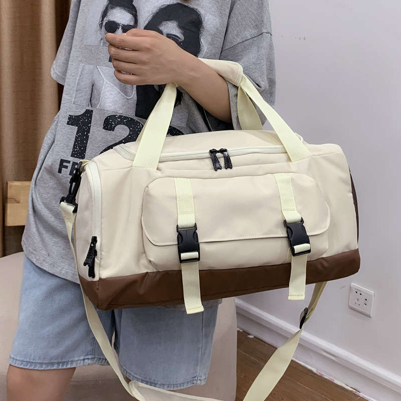 NW utazótáska nagy kapacitású, 20–35L; vízlepergető Oxford anyag; vízálló; száraz–nedves elválasztás; ultra könnyű; uniszex