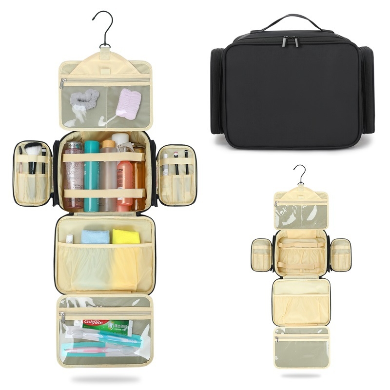 Torba za kozmetiku za putovanja – stil ručne torbe, 600D Oxford tkanina, višenamjenska, putno skladištenje, model Sn10884