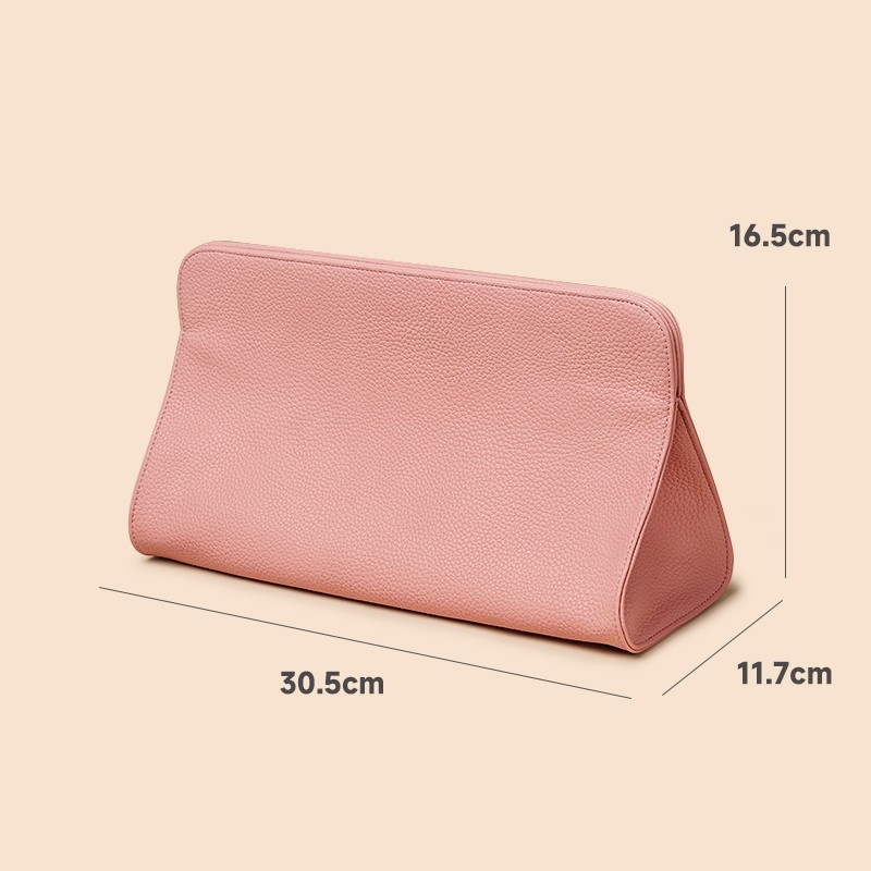Torba za pohranu mini ventilatora i alata za kosu, putna torbica, PU materijal, ultralak, kapacitet ispod 20 L, gradski minimalistički stil