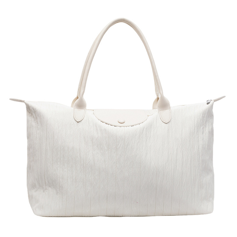 Ženska torba za jogu, lagana i minimalistična za putovanja, gradski stil; kapacitet 20–35 L, materijal: tkanina, podstava: poliester, uzorak: jednobojan