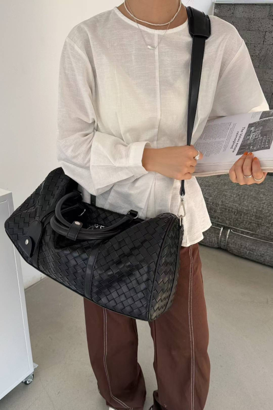 Unisex torba za fitness i putovanja, PU materijal, kapacitet 20–35 L, pohranjiva, Maple Grove Stream
